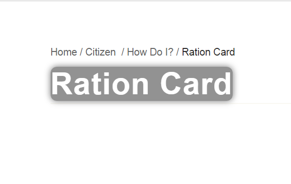 online widow in how pension delhi apply to in to Goa Online for Ration Procedure Card New Apply