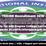 Telangana Residential Educational Institutions Recruitment Board