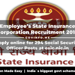 Employee’s State Insurance Corporation
